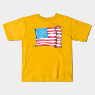 American Flag Kids T-Shirt